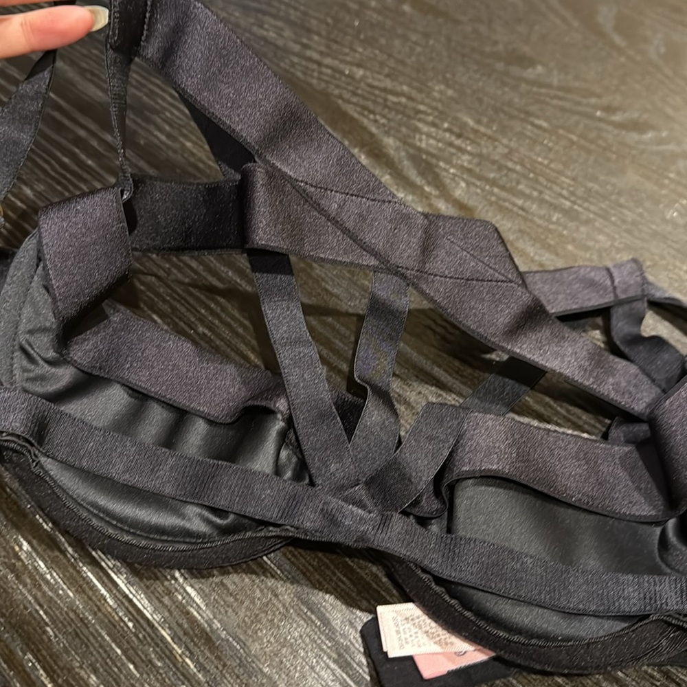 Agent Provocateur Whitney Black Strappy Lingerie Bra - Picture 7 of 9